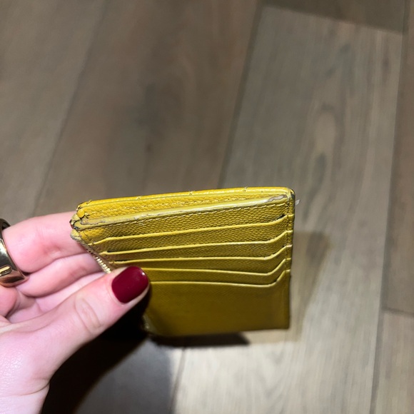 Zip Fragments YSL Monogram Pouch Card Case Wallet - Picture 13 of 15